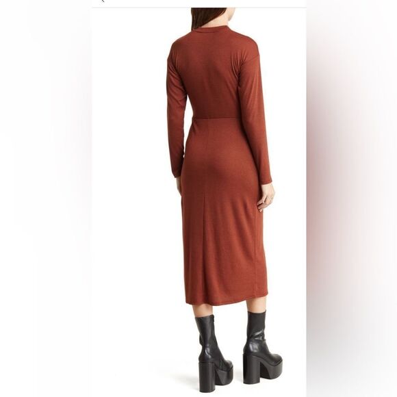 NWT Lush Mock Neck Dress Sz XS NWT - Picture 4 of 6